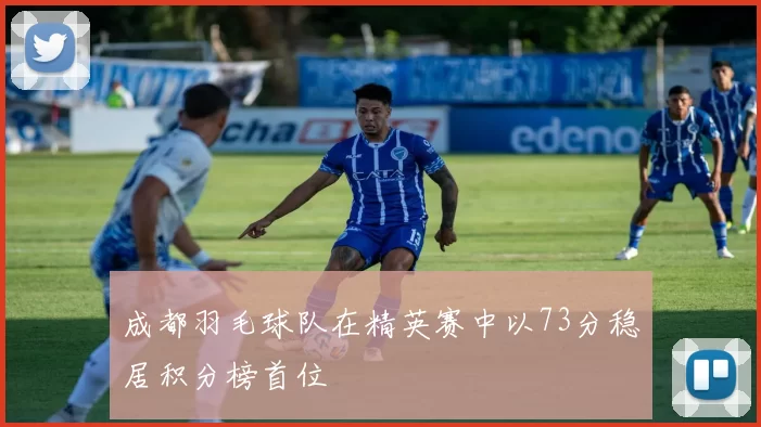 成都羽毛球队在精英赛中以73分稳居积分榜首位