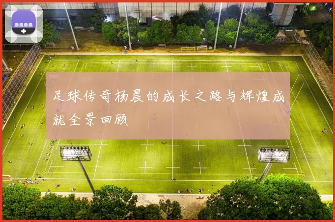 足球传奇杨晨的成长之路与辉煌成就全景回顾